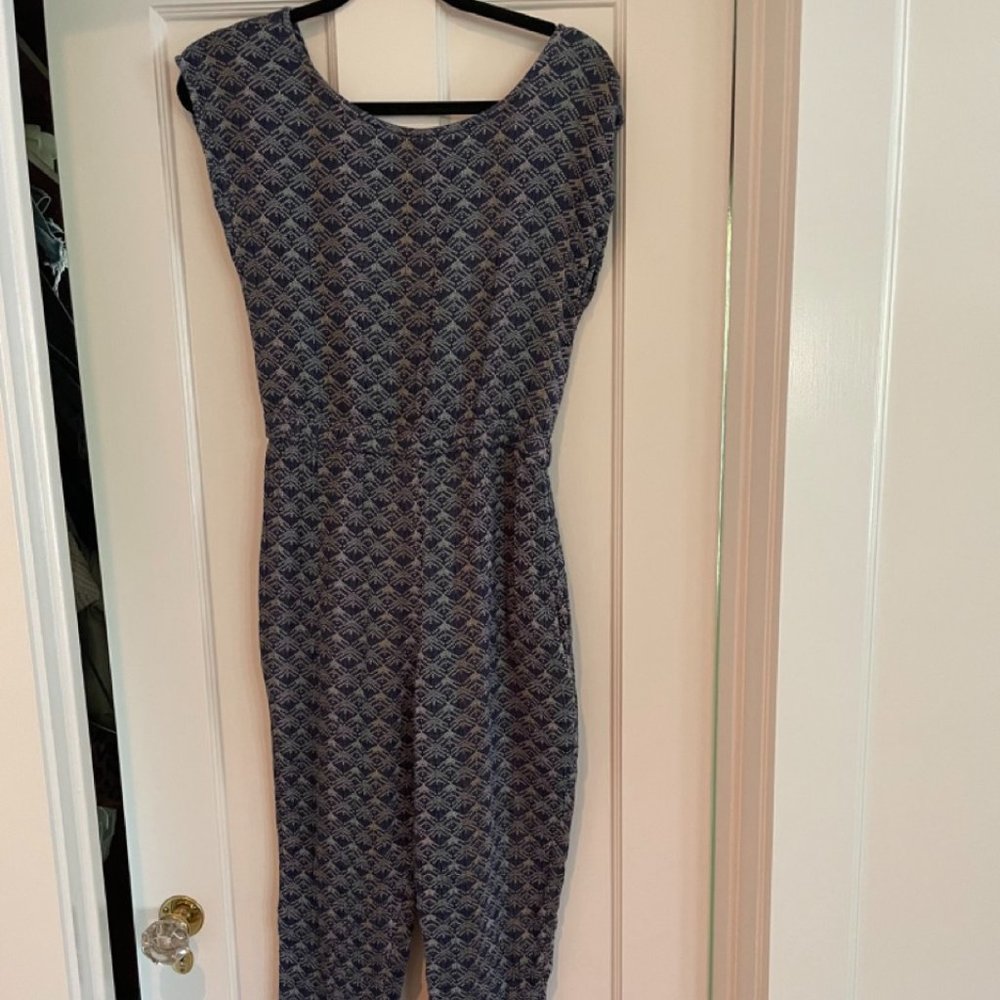 Ace and Jig Navy Pattern Jumpsuit Romper Onesie